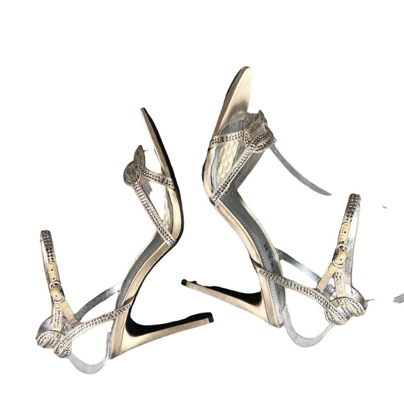 NWOT LAUREN RALPH LAUREN STEPHANIE Strappy Heeled Sandals - Picture 8 of 12